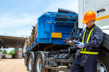 Scrap & Recycling Industry Scale Installation & Repair in Michigan - recycling_truck